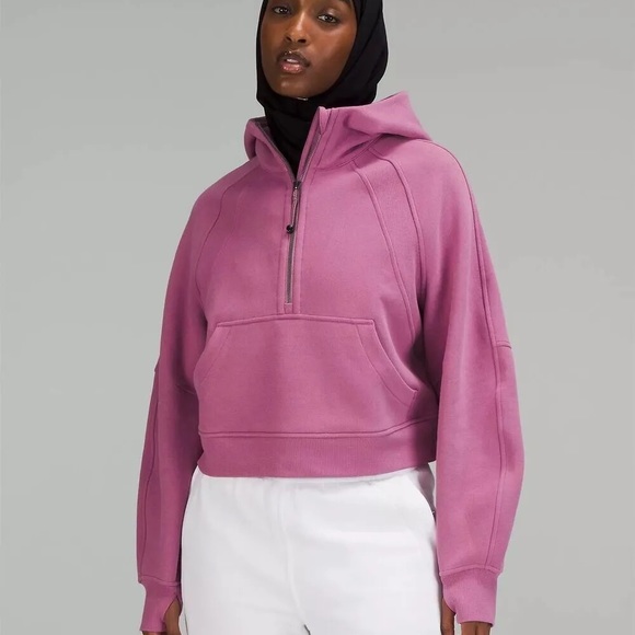 lululemon athletica Tops - LULULEMON HOODED HALF ZIP SCUBA